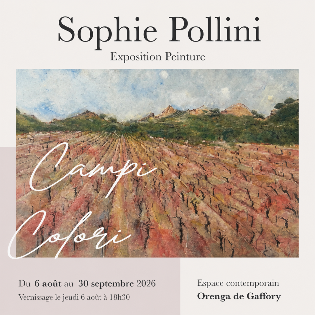Sophie Pollini expose « Campi colori » au Domaine Orenga Sophie Pollini expose « Campi colori » au Domaine Orenga